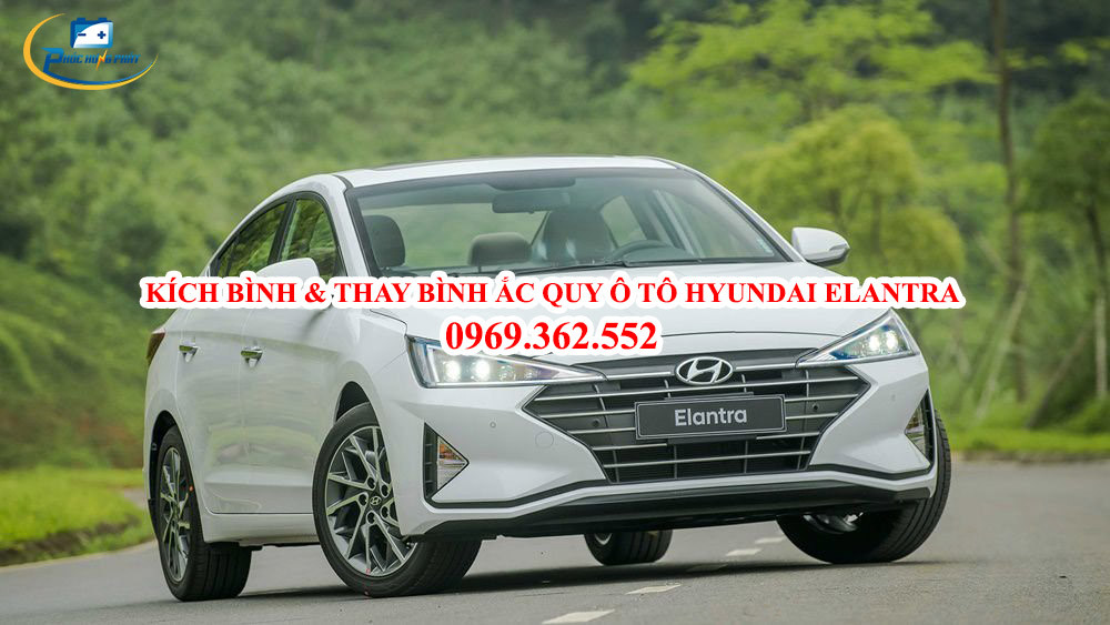 Cứu hộ, câu kích bình và thay thế bình ắc quy ô tô Hyundai Elantra Đà Nẵng